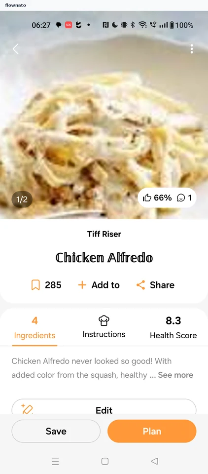 Samsung Food: Recipe detail