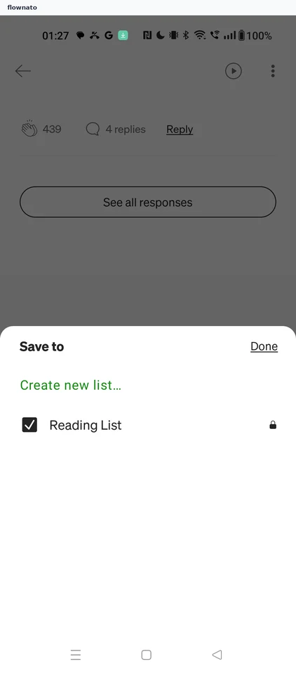 Medium: Save to sheet