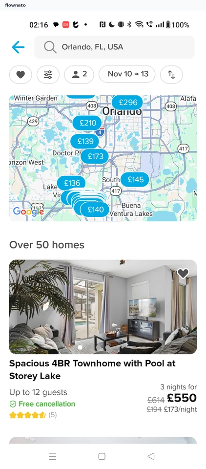 Hopper: Stay search results
