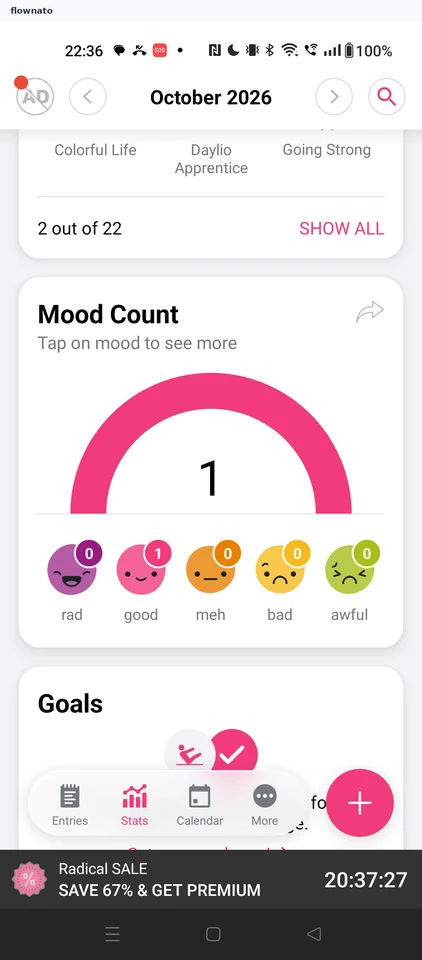 Daylio: Stats