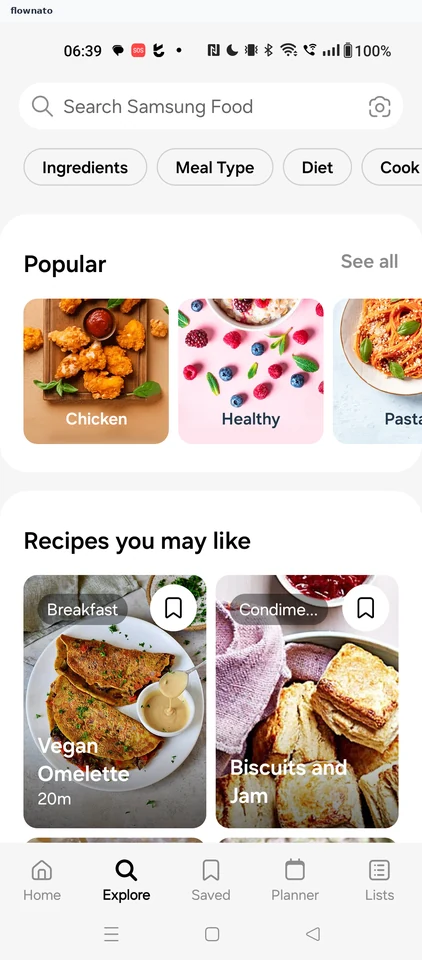 Samsung Food: Explore