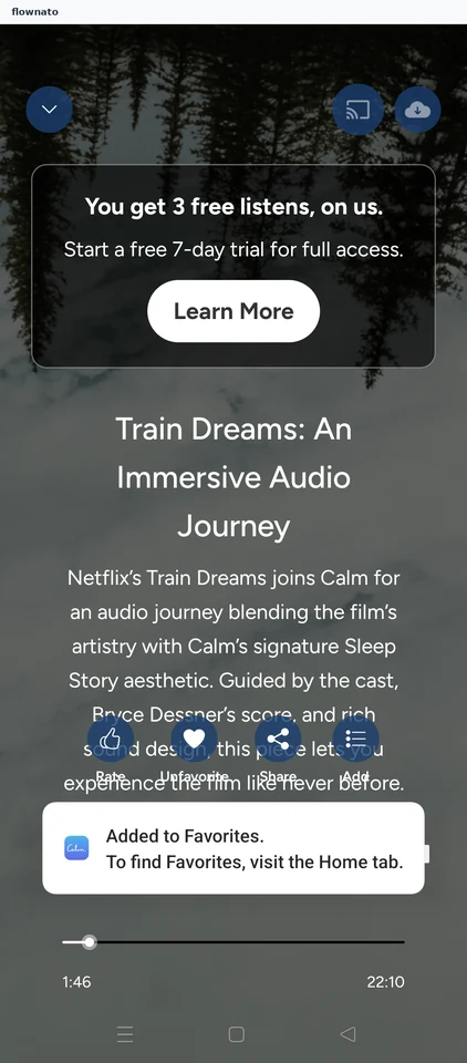 Calm: Player