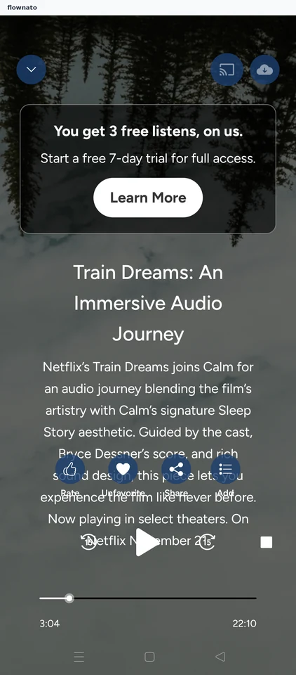 Calm: Player