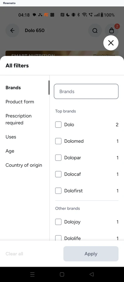Tata 1mg: Pick a brand