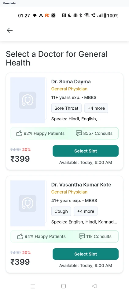 PharmEasy: Doctors for General Health