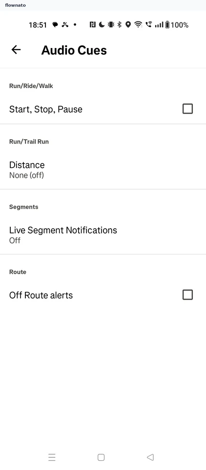 Strava: Audio Cues