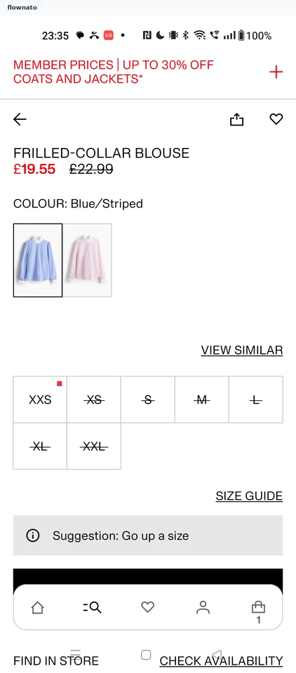 H&M: Product detail