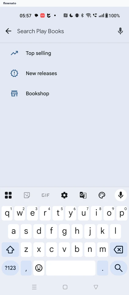 Google Play Books: Search