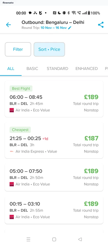 Hopper: Outbound flights