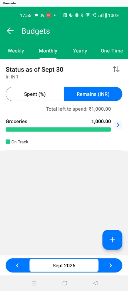 Wallet: Budgets