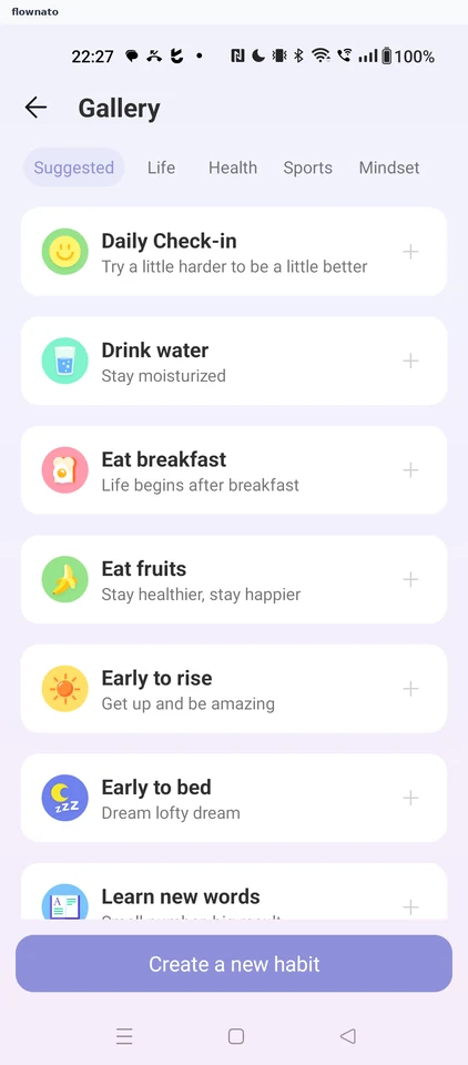 TickTick: Habit gallery