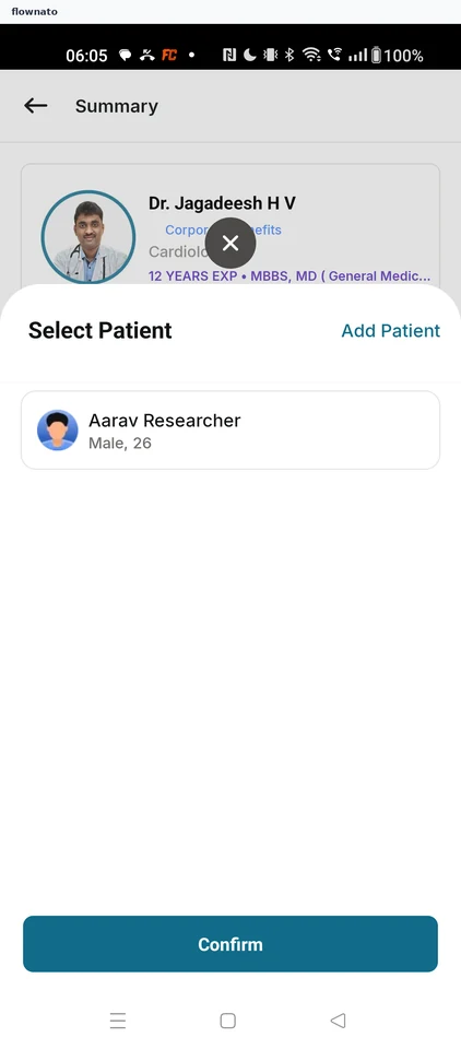 Apollo 247: Select the patient