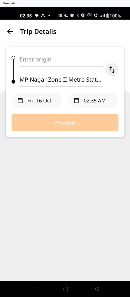 Chalo: Trip Details