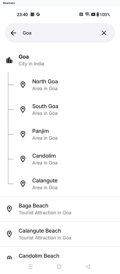 redBus: Choose a destination