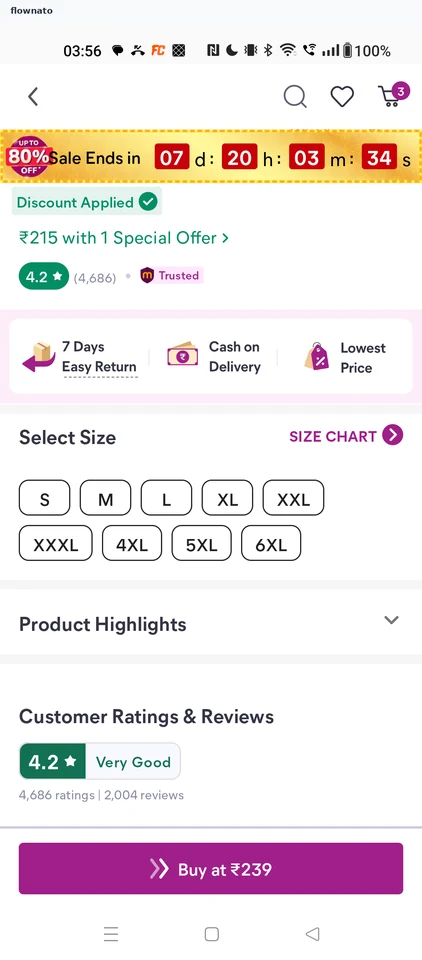 Meesho Product details