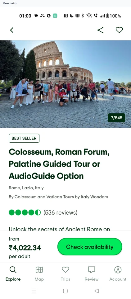 Tripadvisor: Tour detail