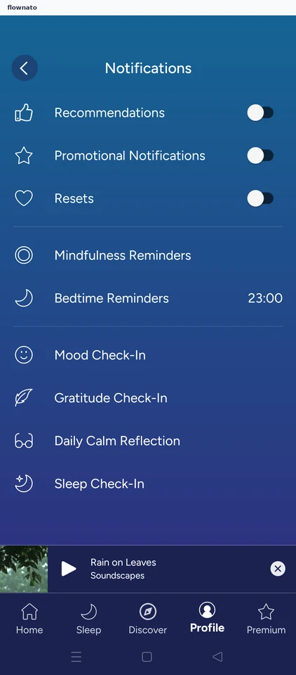 Calm: Notifications