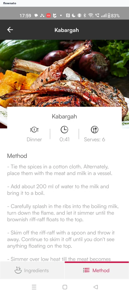 Recipe detail