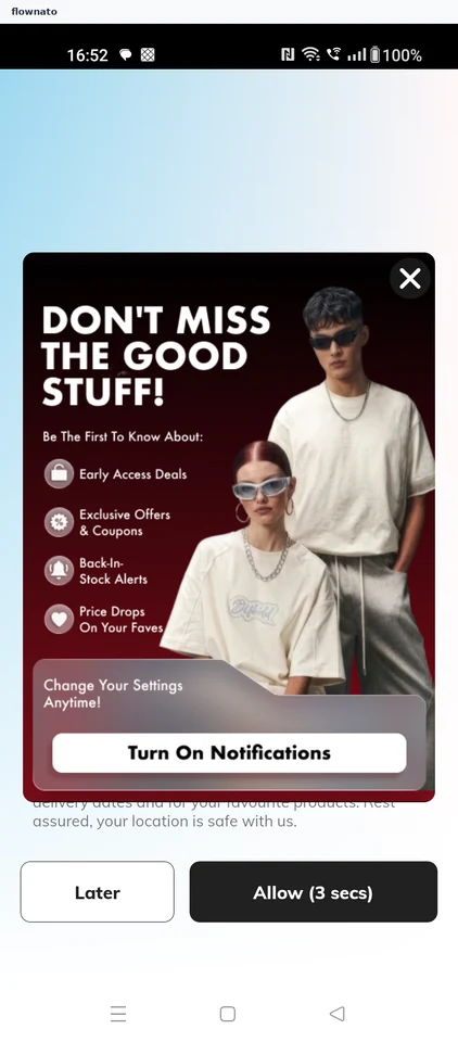Dismiss the alerts promo
