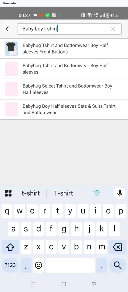 FirstCry: Product search