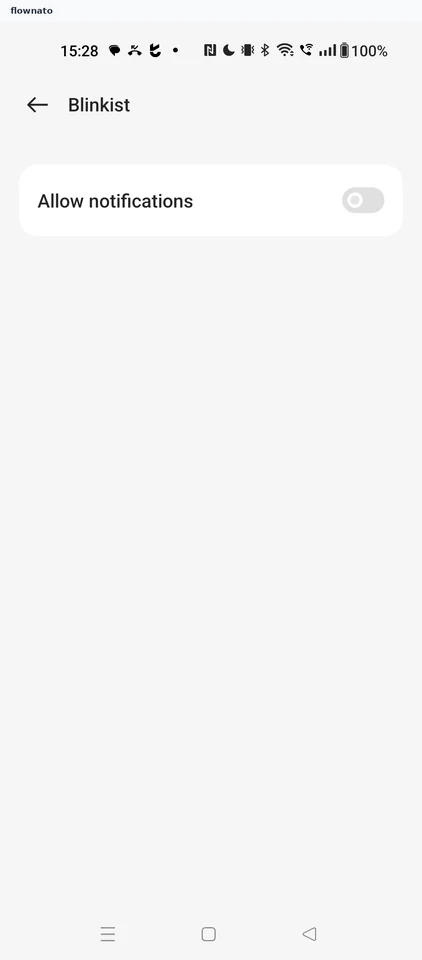 Blinkist: App notification settings
