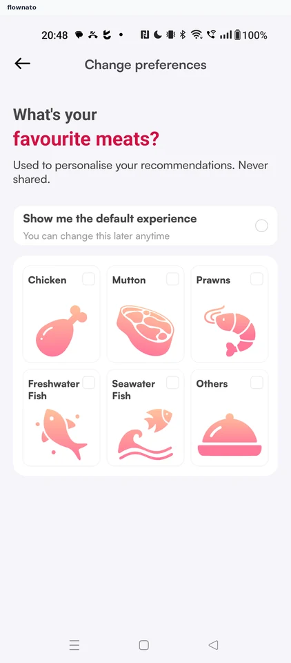 Licious: Favourite meats picker