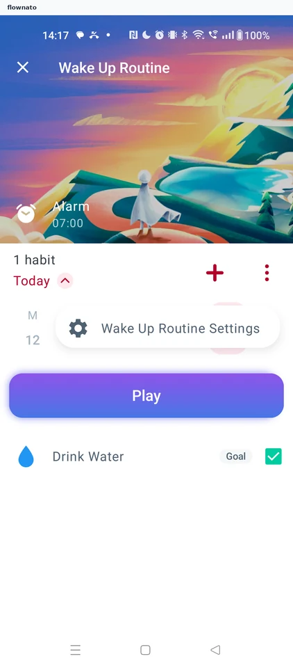 Fabulous: Routine options