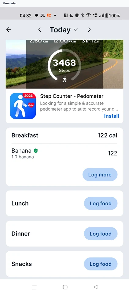 MyFitnessPal: Diary for Today