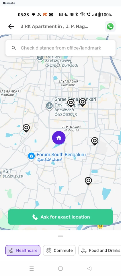 Housing: Map with healthcare