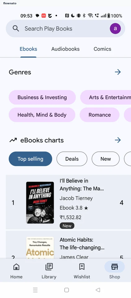 Google Play Books: Book store