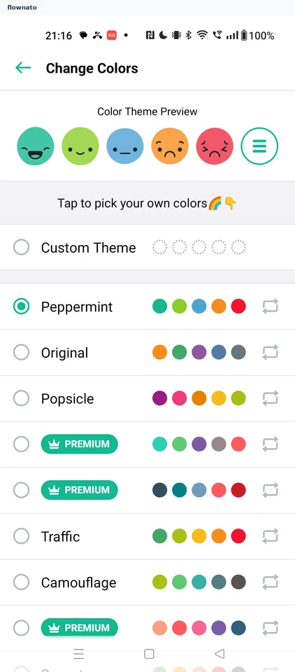 Daylio: Change Colors