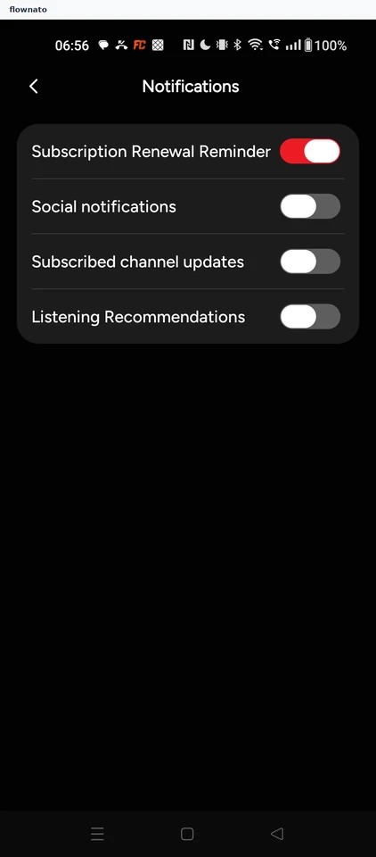 Kuku FM: Notification categories