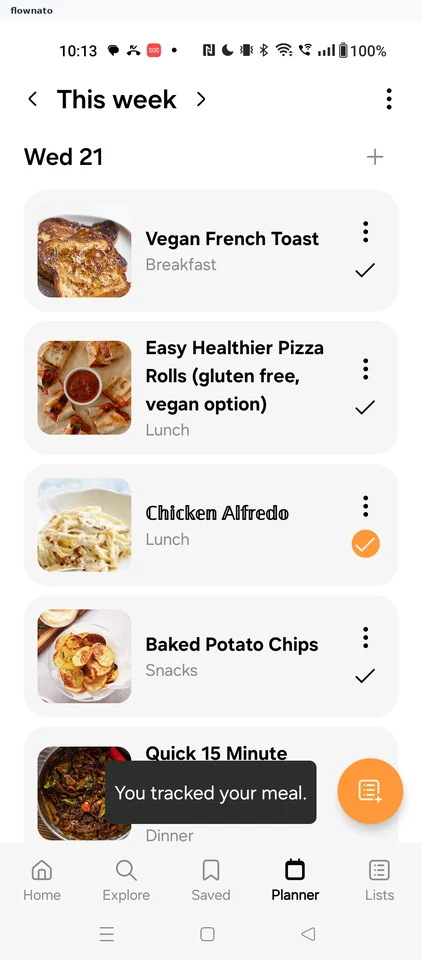 Samsung Food: Planner