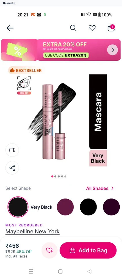 Nykaa: Product details