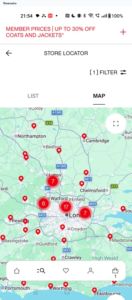 H&M: Store locator