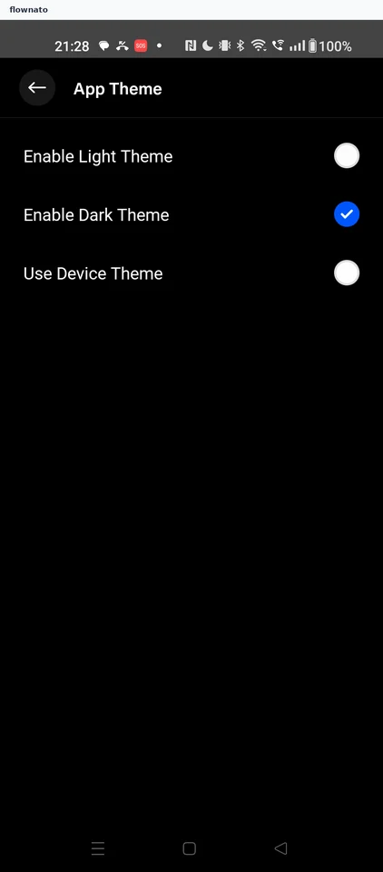 Behance: App Theme