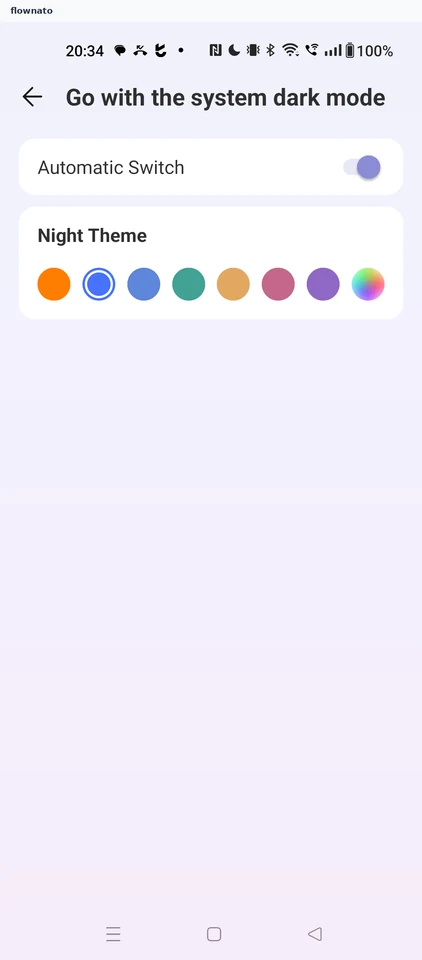 TickTick: System dark mode