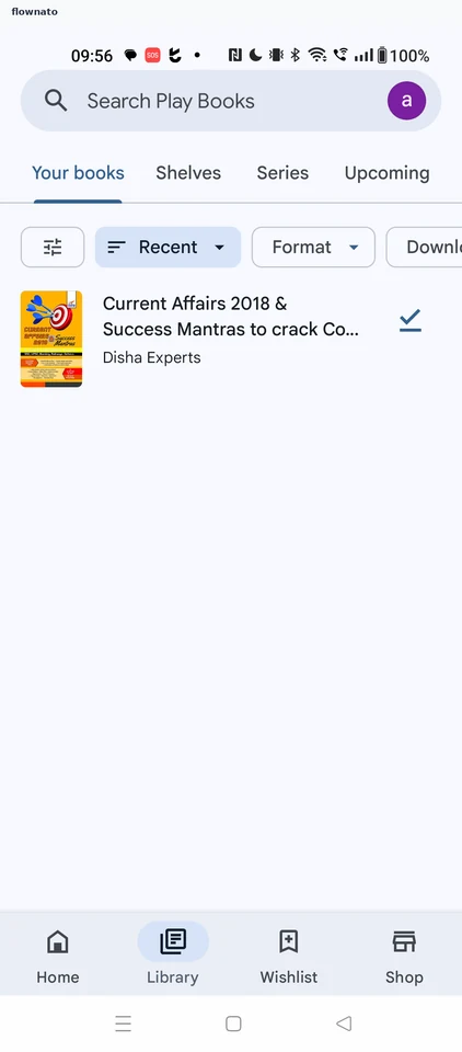 Google Play Books: Library