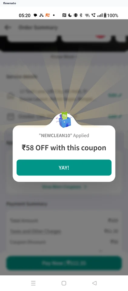 NoBroker: Coupon applied