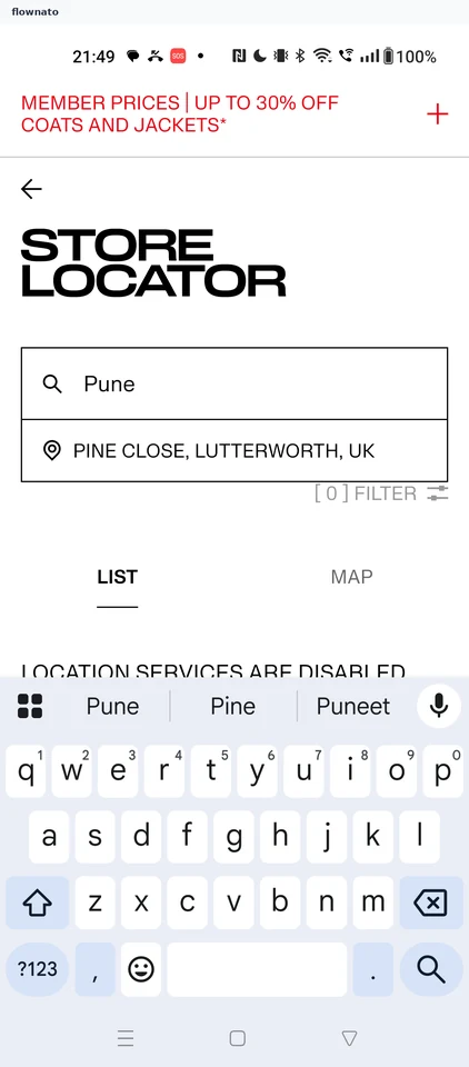 H&M: Store locator