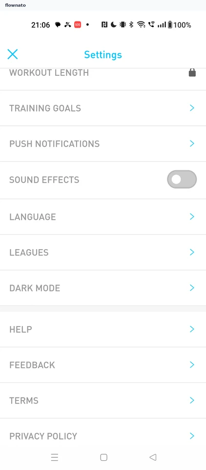 Elevate: Settings