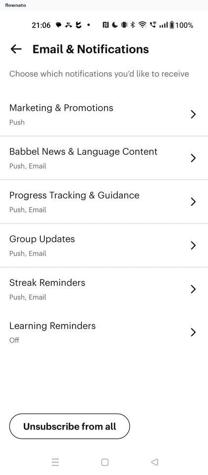 Babbel: Email & Notifications