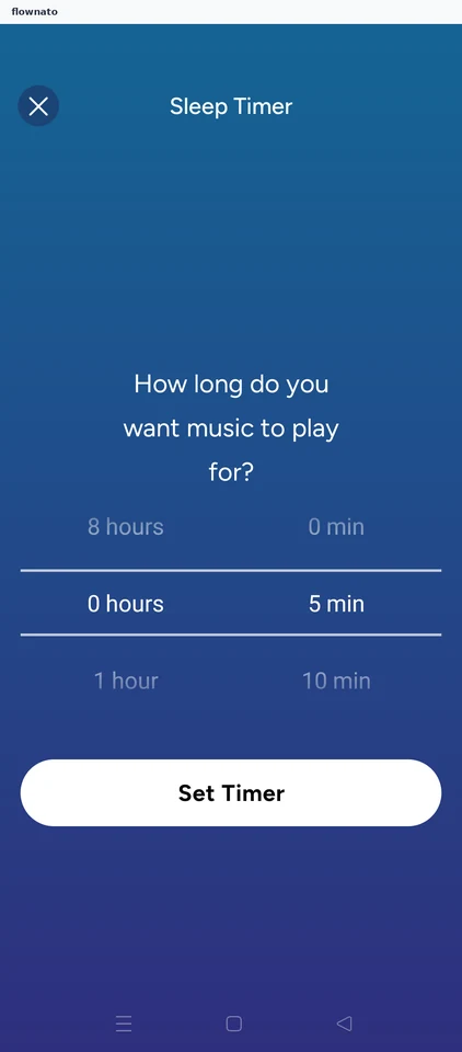 Calm: Sleep Timer picker