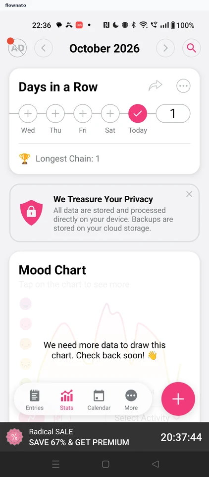 Daylio: Stats