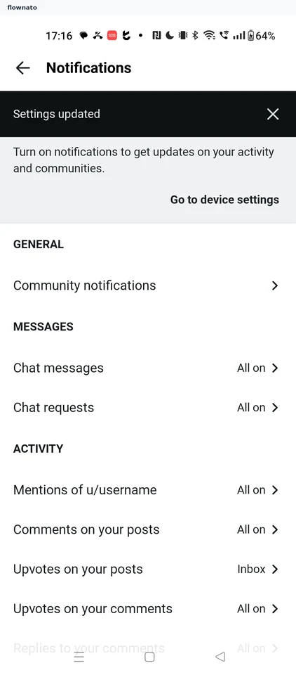 Notifications