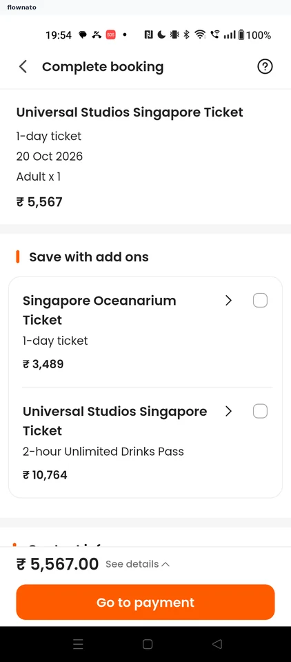 Klook: Checkout