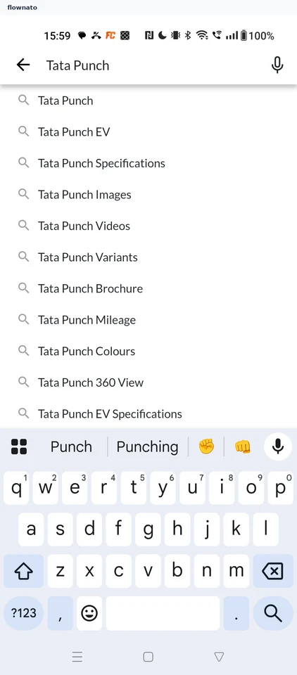 CarDekho Car search