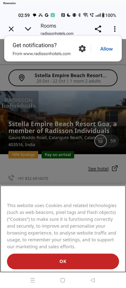 Tripadvisor: Continue on the partner site
