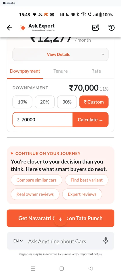 CarDekho: See the recalculated EMI