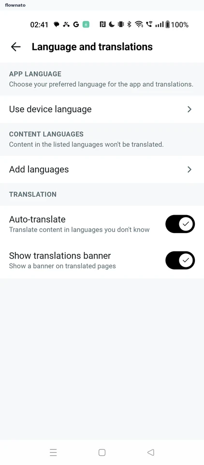 Reddit: Language and translations